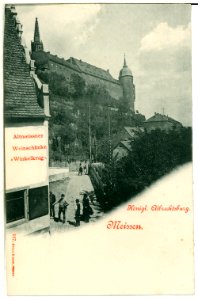 00117-Meißen-1898-Winkelkrug, Bischofsschloß-Brück & Sohn Kunstverlag
