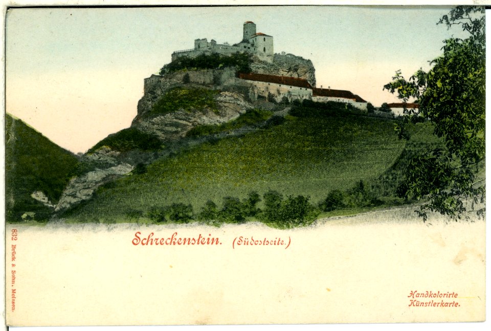 00832-Schreckenstein-1898-Südostseite-Brück & Sohn Kunstverlag