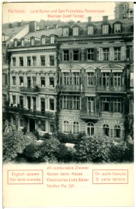 00835-Karlsbad-1898-Lord Byron und San Franzisko, Parkstraße-Brück & Sohn Kunstverlag