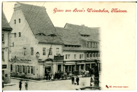 00061-Meißen-1898-Horns Weinstuben-Brück & Sohn Kunstverlag