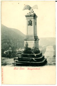 00044-Bad Ems-1898-Kriegerdenkmal-Brück & Sohn Kunstverlag