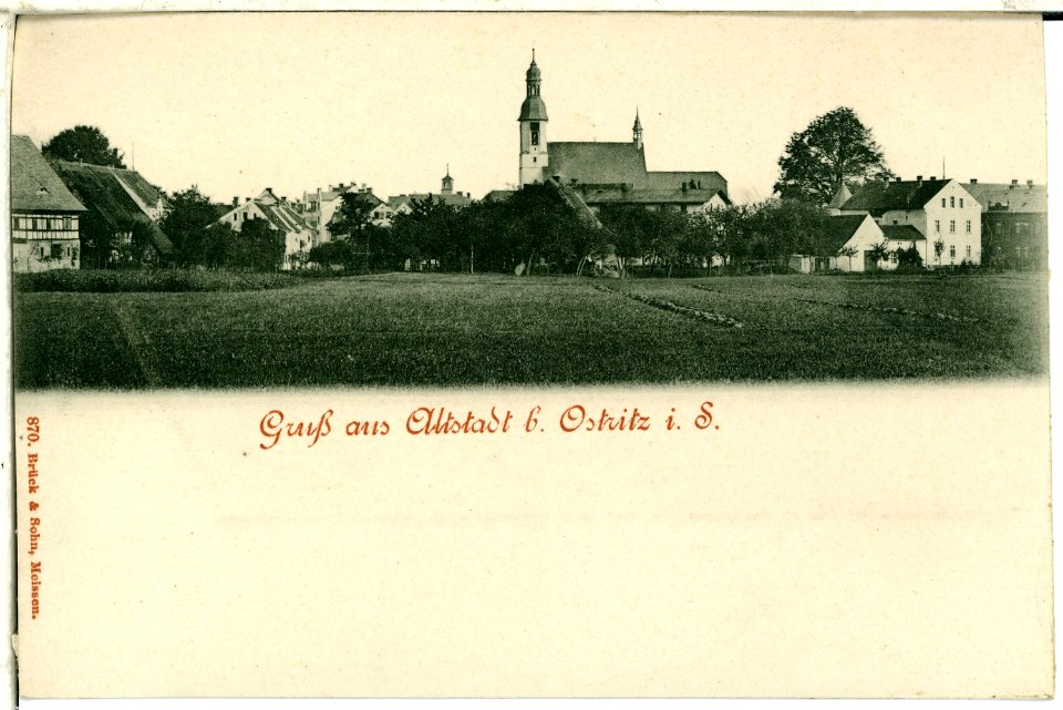 00870-Altstadt bei Ostritz-1898-Blick auf Altstadt bei Ostritz-Brück & Sohn Kunstverlag
