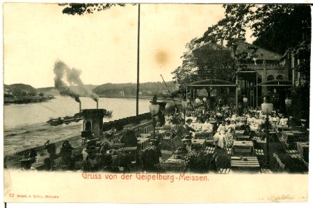 00092-Meißen-1898-Garten der Geipelburg-Brück & Sohn Kunstverlag