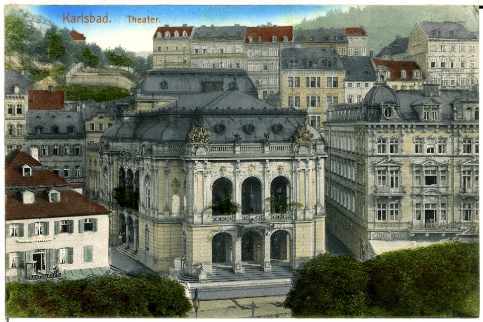00791-Karlsbad-1898-Theater-Brück & Sohn Kunstverlag