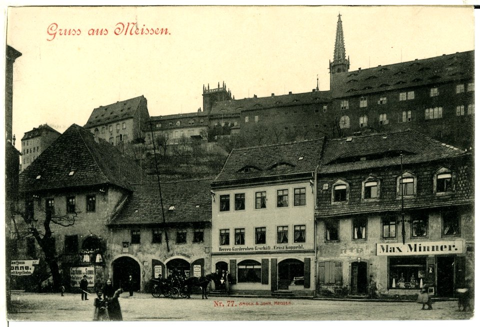 00077-Meißen-1898-Theaterplatz-Brück & Sohn Kunstverlag