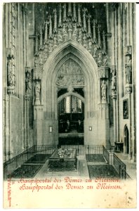 00078-Meißen-1898-Dom, Hauptportal und Grabkapelle-Brück & Sohn Kunstverlag