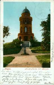 00569-Rügen-1898-Arndt Turm-Brück & Sohn Kunstverlag