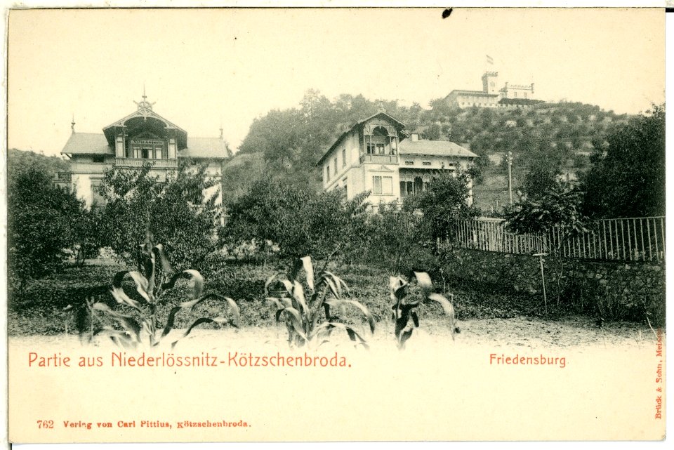 00762-Niederlößnitz-1898-Friedensburg-Brück & Sohn Kunstverlag