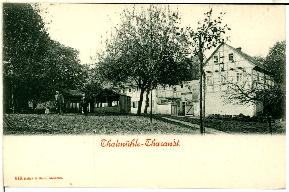 00848-Tharandt-1898-Talmühle-Brück & Sohn Kunstverlag
