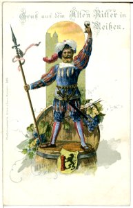 00345-Meißen-1898-Gruß aus dem Alten Ritter Meißen-Brück & Sohn Kunstverlag