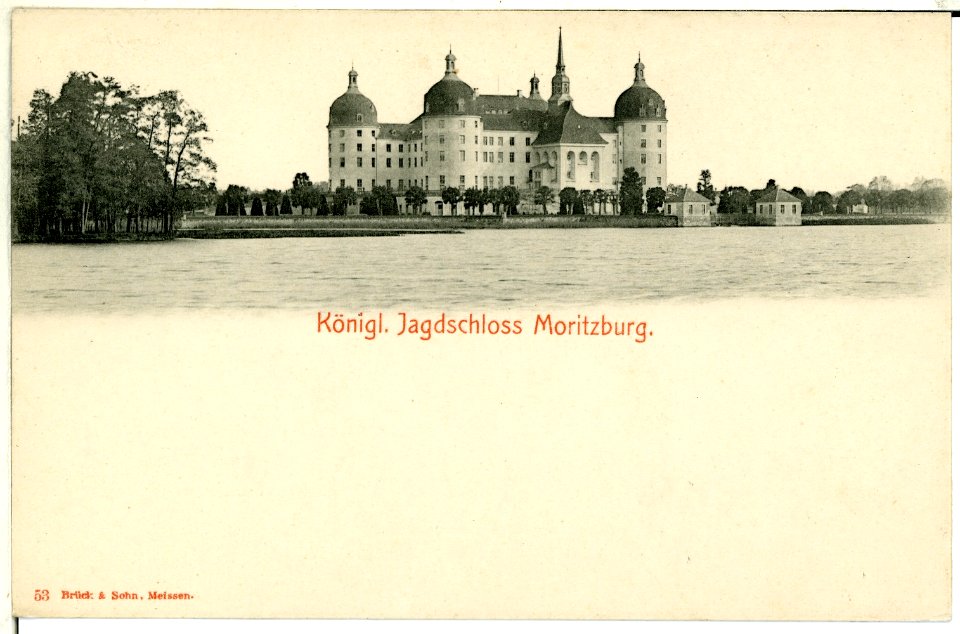 00053-Moritzburg-1898-Königliches Jagdschloß-Brück & Sohn Kunstverlag