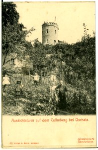 00822-Collmberg-1898-Aussichtsturm auf dem Collmberg-Brück & Sohn Kunstverlag