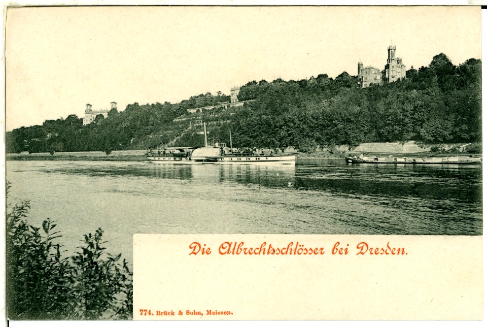 00774-Dresden-1898-Albrechtsschlösser-Brück & Sohn Kunstverlag