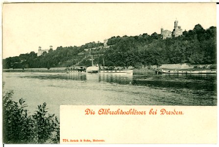 00774-Dresden-1898-Albrechtsschlösser-Brück & Sohn Kunstverlag