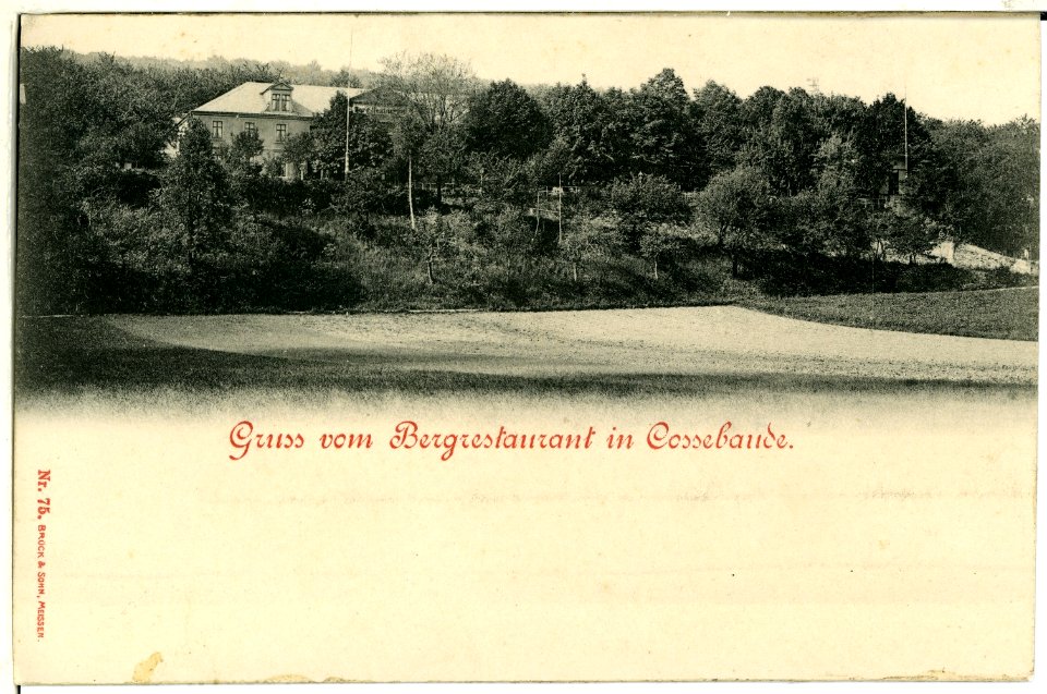 00075-Cossebaude-1898-Bergrestaurant-Brück & Sohn Kunstverlag