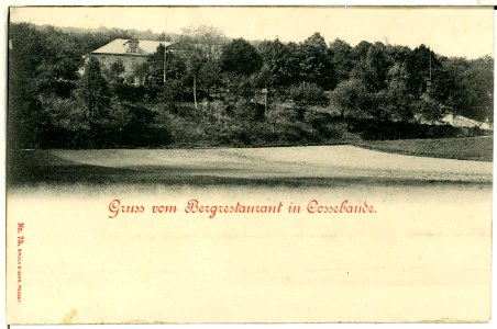 00075-Cossebaude-1898-Bergrestaurant-Brück & Sohn Kunstverlag