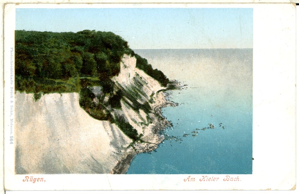 00564-Rügen-1898-Partie am Kieler Bach-Brück & Sohn Kunstverlag