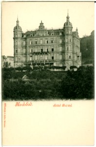 00825-Karlsbad-1898-Hotel Bristol-Brück & Sohn Kunstverlag