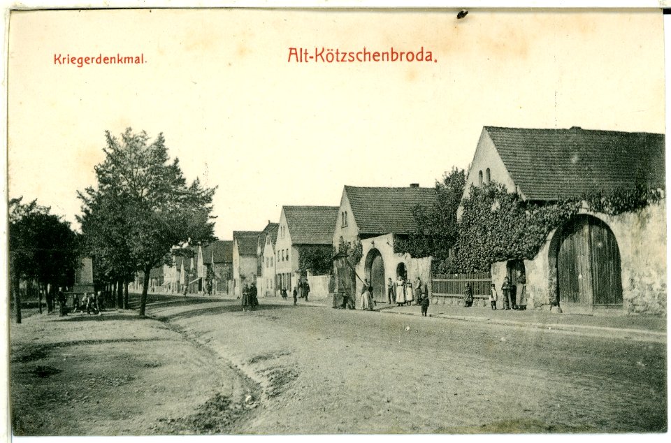 00765-Kötzschenbroda-1898-Alt-Kötzschenbroda, Kriegerdenkmal-Brück & Sohn Kunstverlag