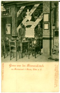 00768-Meißen-1898-Restaurant 3 Rosen, Bismarkstube-Brück & Sohn Kunstverlag
