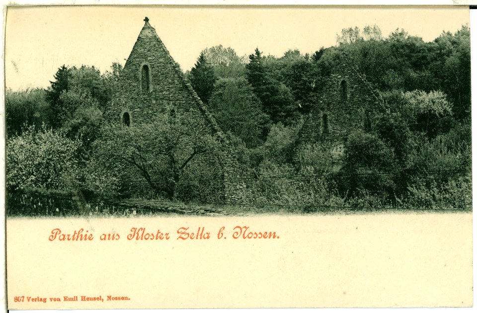 00807-Alt Zella-1898-Klosterruine, Klostermauern-Brück & Sohn Kunstverlag