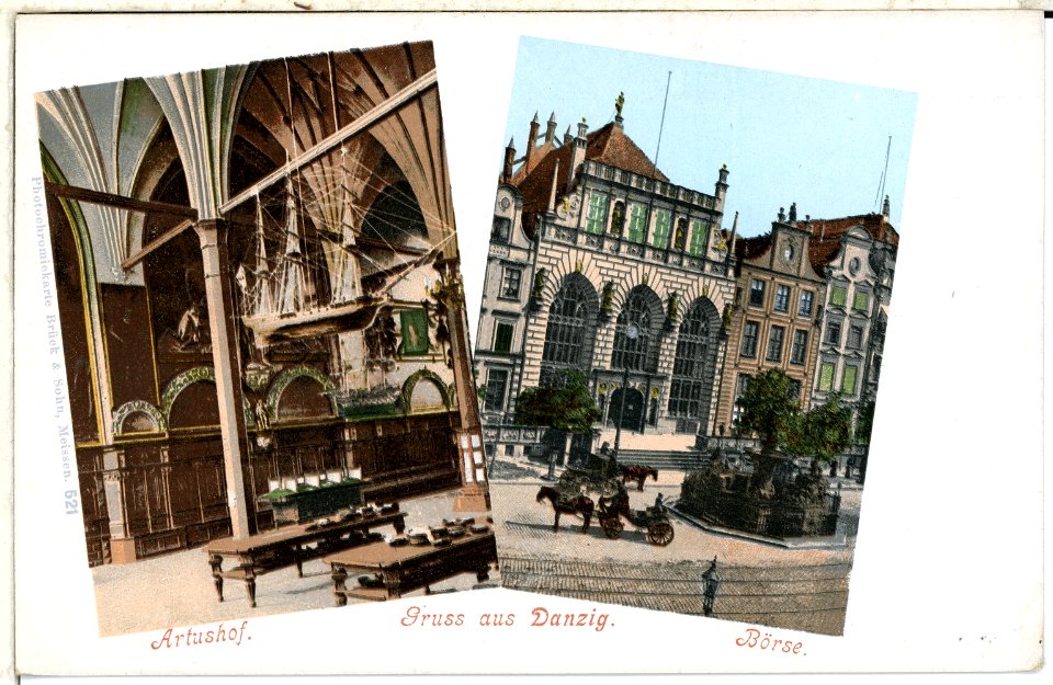 00521-Danzig-1898-Artushof-Brück & Sohn Kunstverlag