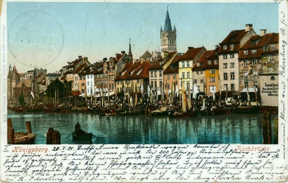 00579-Königsberg-1898-Fischbrücke-Brück & Sohn Kunstverlag