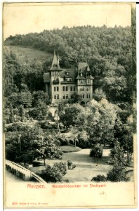 00819-Meißen-1898-Waldschlößchen im Stadtpark-Brück & Sohn Kunstverlag