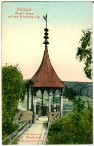 00614-Karlsbad-1898-Mayer`s Gloriet auf dem Hirschsprung-Brück & Sohn Kunstverlag
