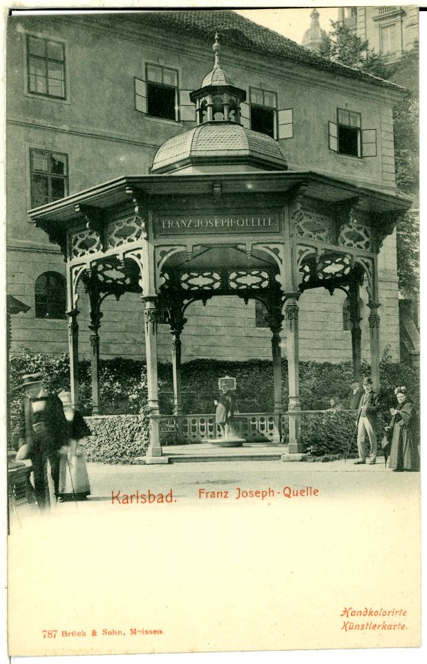 00787-Karlsbad-1898-Franz Joseph Quelle-Brück & Sohn Kunstverlag