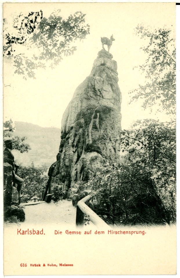 00616-Karlsbad-1898-Hirschensprung-Brück & Sohn Kunstverlag