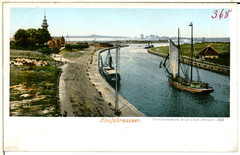 00368-Danzig-1898-Neufahrwasser-Brück & Sohn Kunstverlag