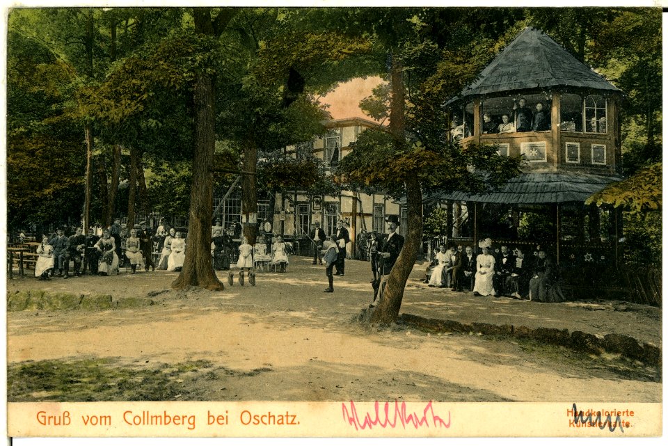00823-Collmberg-1898-Menschen auf dem Collmberg-Brück & Sohn Kunstverlag