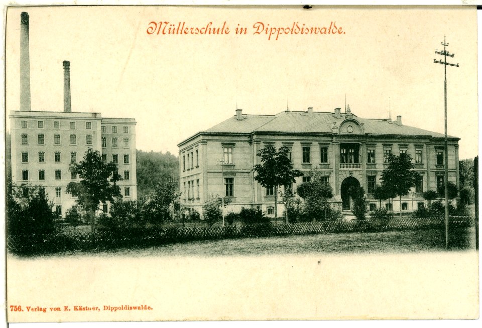 00756-Dippoldiswalde-1898-Müllerschule-Brück & Sohn Kunstverlag