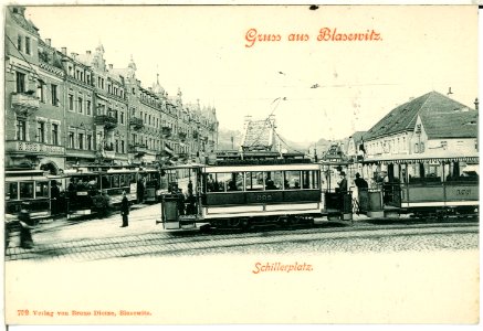 00759-Dresden-1898-Blasewitz - Schillerplatz-Brück & Sohn Kunstverlag
