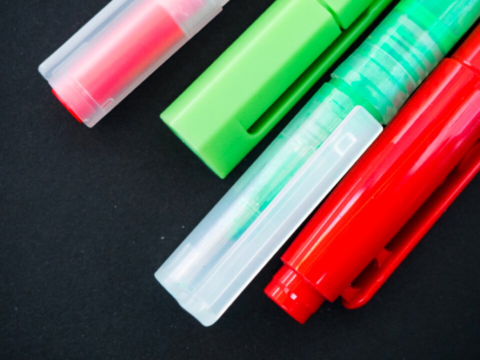 Highlighters markers stationary