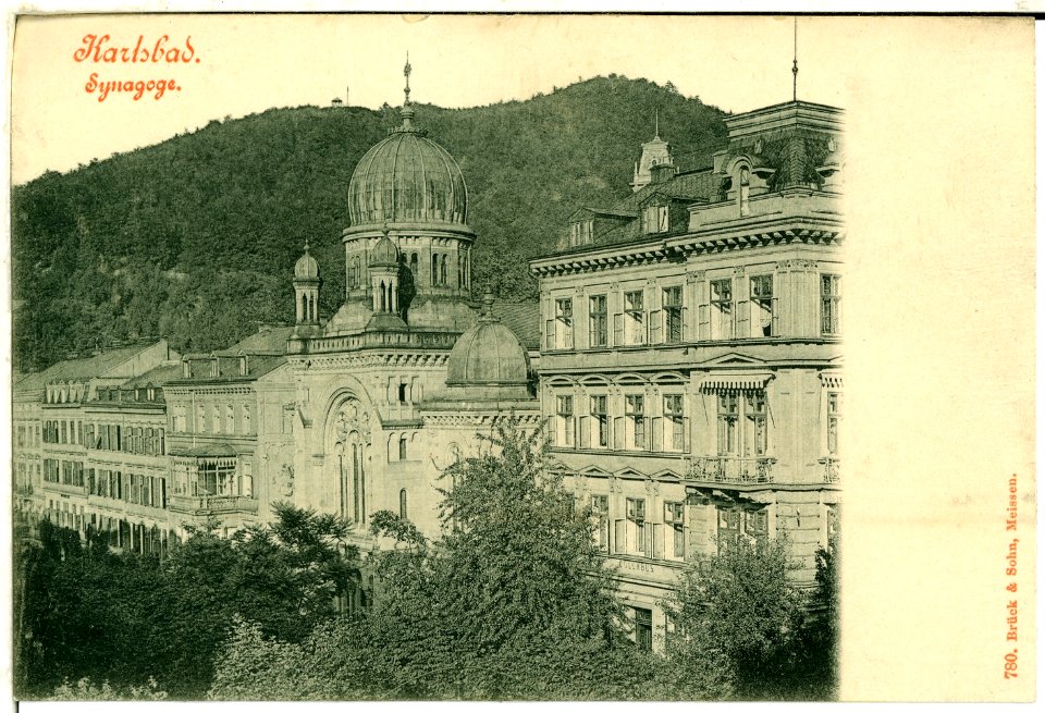 00780-Karlsbad-1898-Synagoge-Brück & Sohn Kunstverlag