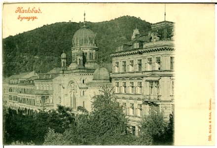 00780-Karlsbad-1898-Synagoge-Brück & Sohn Kunstverlag