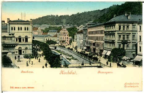 00783-Karlsbad-1898-Kurhaus, Kreuzgasse-Brück & Sohn Kunstverlag