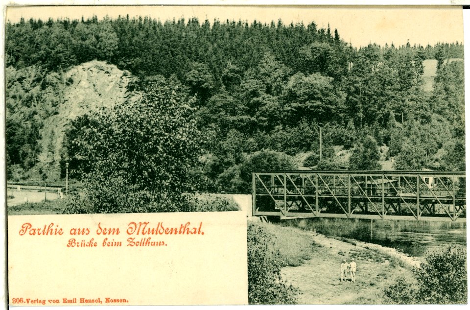00806-Bieberstein-1898-Muldental Brücke am Zollhaus-Brück & Sohn Kunstverlag