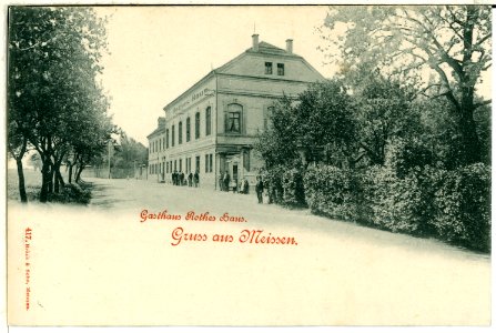 00417-Meißen-1898-Gasthaus Rotes Haus-Brück & Sohn Kunstverlag