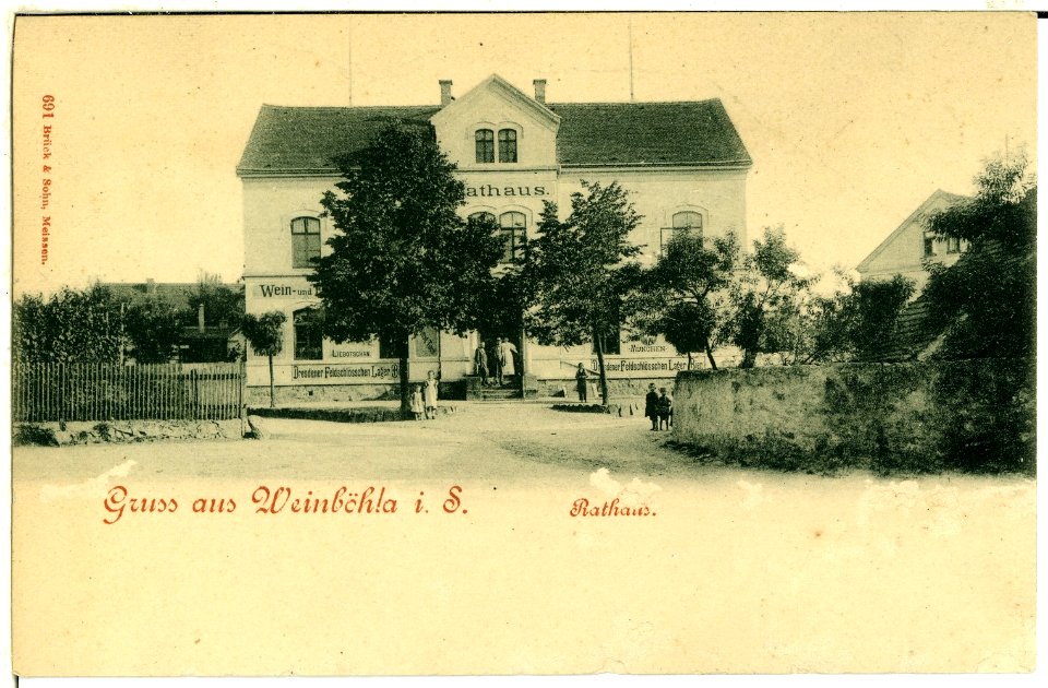 00691-Weinböhla-1898-Rathaus-Brück & Sohn Kunstverlag