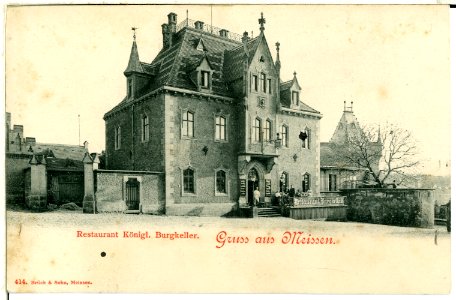 00414-Meißen-1898-Restaurant Königlicher Burgkeller-Brück & Sohn Kunstverlag