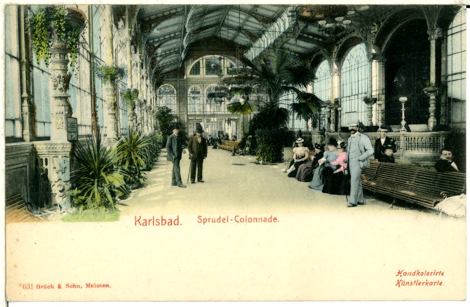 00631-Karlsbad-1898-Sprudel-Kolonade-Brück & Sohn Kunstverlag
