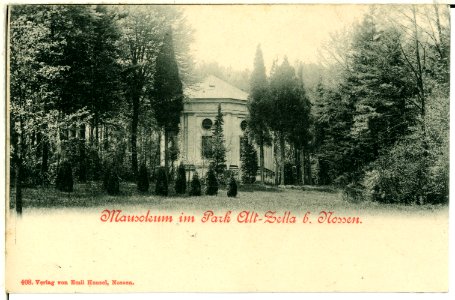00408-Alt-Zella-1898-Mausoleum-Brück & Sohn Kunstverlag