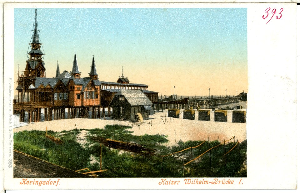 00393-Heringsdorf-1898-Kaiser Wilhelm Brücke-Brück & Sohn Kunstverlag
