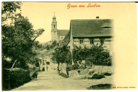00683-Leuben-1898-Kirche-Brück & Sohn Kunstverlag