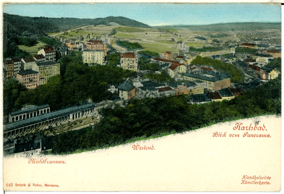 00642-Karlsbad-1898-Blick vom Panorama-Brück & Sohn Kunstverlag