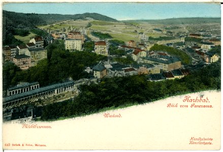 00642-Karlsbad-1898-Blick vom Panorama-Brück & Sohn Kunstverlag