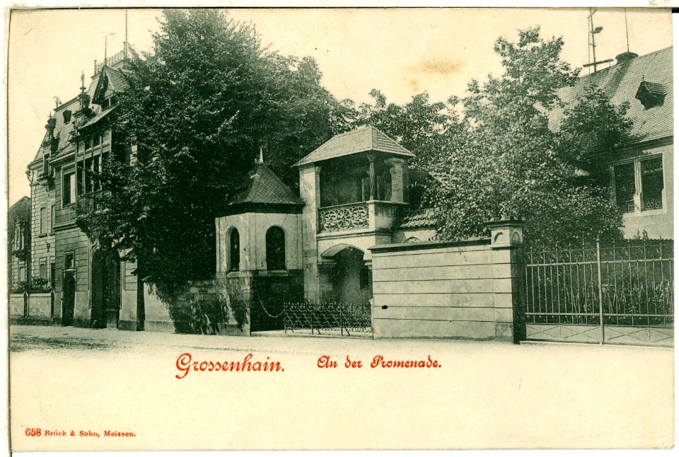00658-Großenhain-1898-An der Promenade-Brück & Sohn Kunstverlag